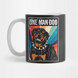 One man dog Mug